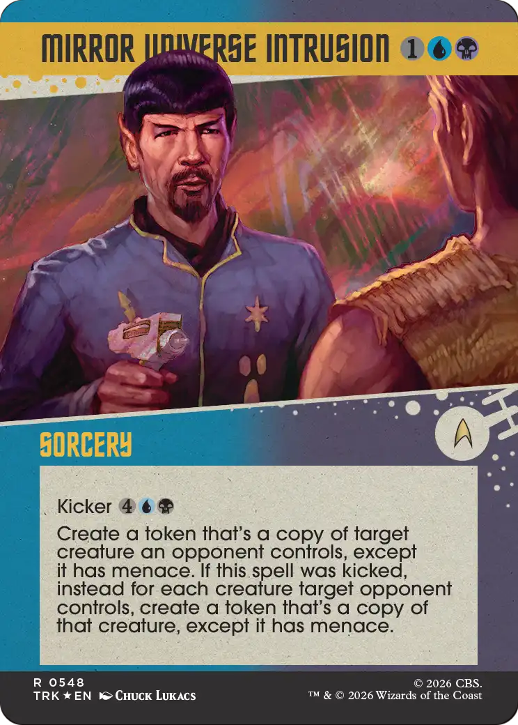 Mirror Universe Intrusion (Showcase) (Surge Foil) [Star Trek] | Impulse Games and Hobbies
