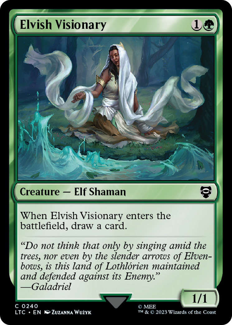 Elvish Visionary [The Lord of the Rings: Tales of Middle-Earth Commander] | Impulse Games and Hobbies