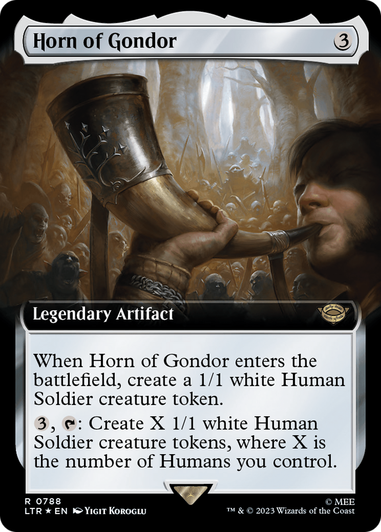 Horn of Gondor (Extended Art) (Surge Foil) [The Lord of the Rings: Tales of Middle-Earth] | Impulse Games and Hobbies