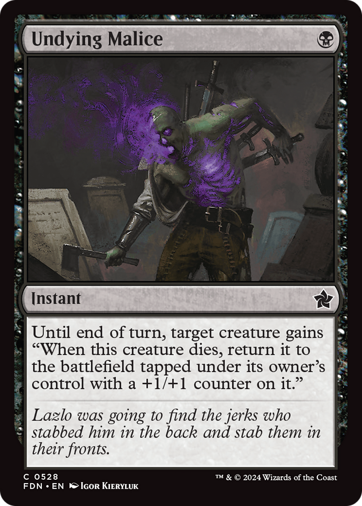 Undying Malice [Foundations] | Impulse Games and Hobbies