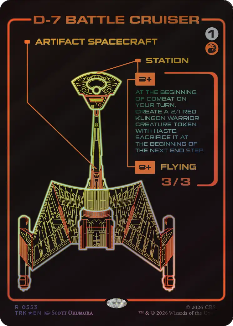 D-7 Battle Cruiser (Showcase) [Star Trek] | Impulse Games and Hobbies