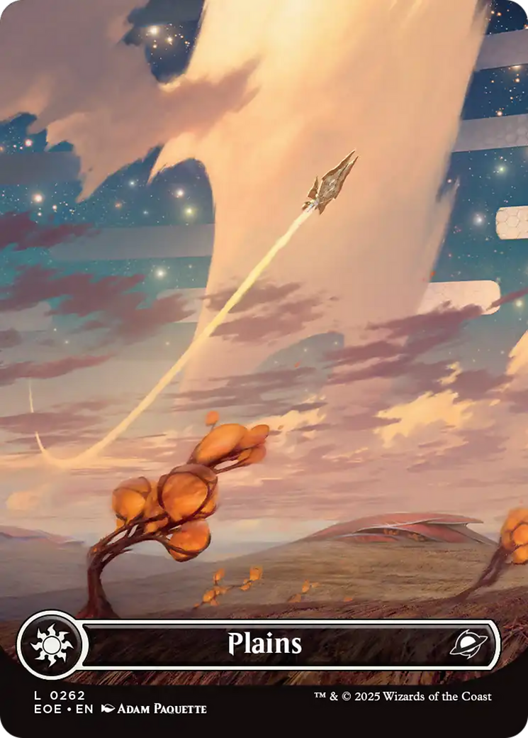Plains (0262) (Borderless) [Edge of Eternities] | Impulse Games and Hobbies