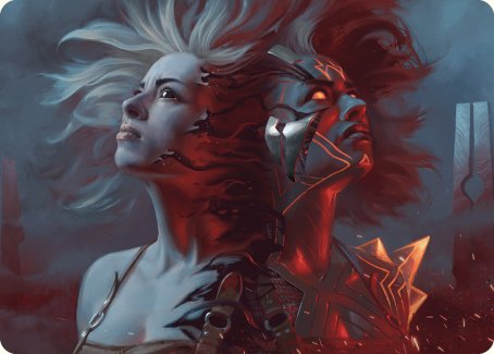 Thrill of Possibility Art Card [Phyrexia: All Will Be One Art Series] | Impulse Games and Hobbies