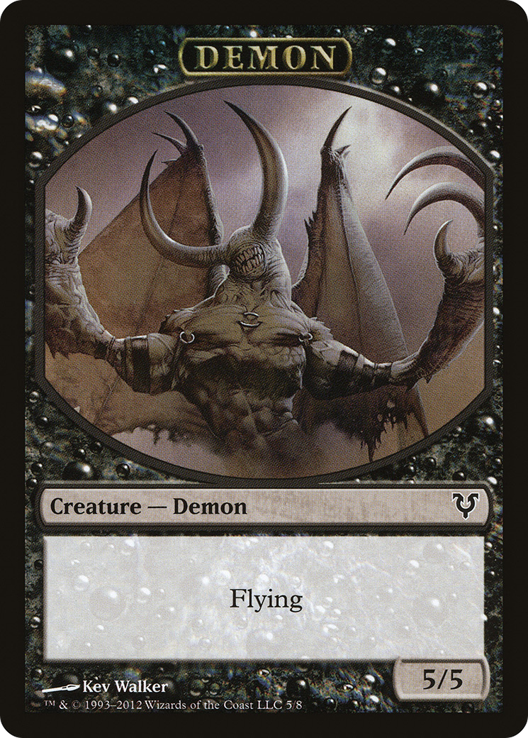 Angel // Demon Double-Sided Token [Avacyn Restored Tokens] | Impulse Games and Hobbies