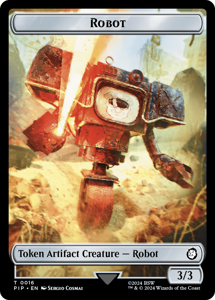 Energy Reserve // Robot Double-Sided Token [Fallout Tokens] | Impulse Games and Hobbies