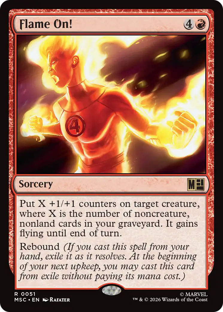 Flame On! (Surge Foil) [Marvel Super Heroes Commander] | Impulse Games and Hobbies