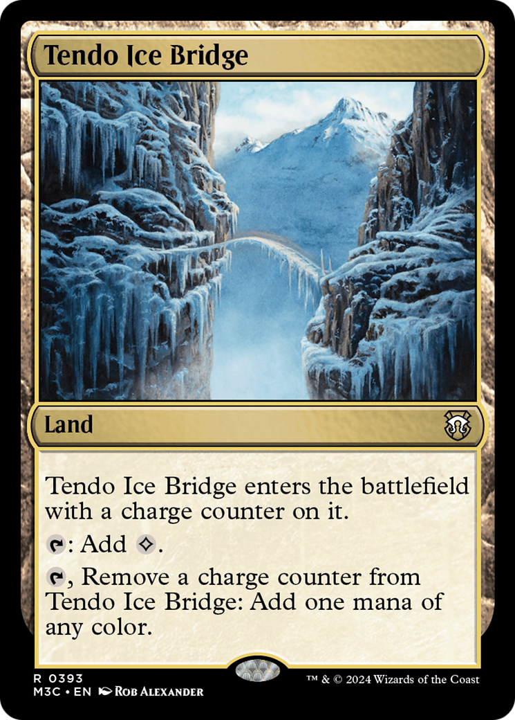 Tendo Ice Bridge (Ripple Foil) [Modern Horizons 3 Commander] | Impulse Games and Hobbies