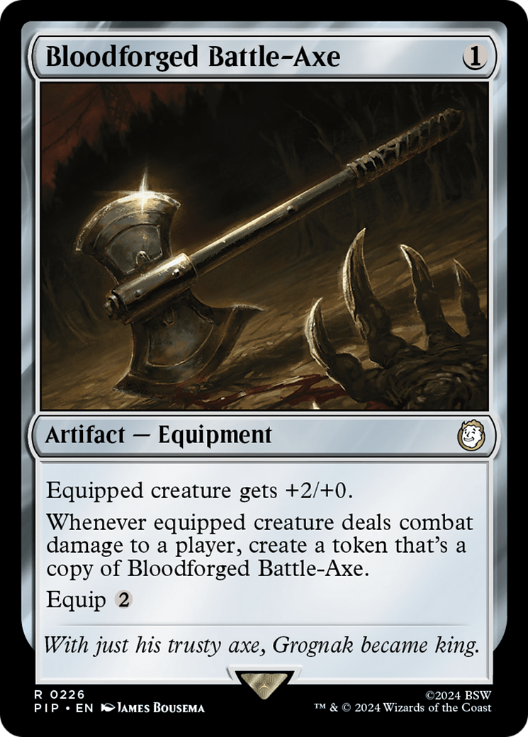 Bloodforged Battle-Axe [Fallout] | Impulse Games and Hobbies