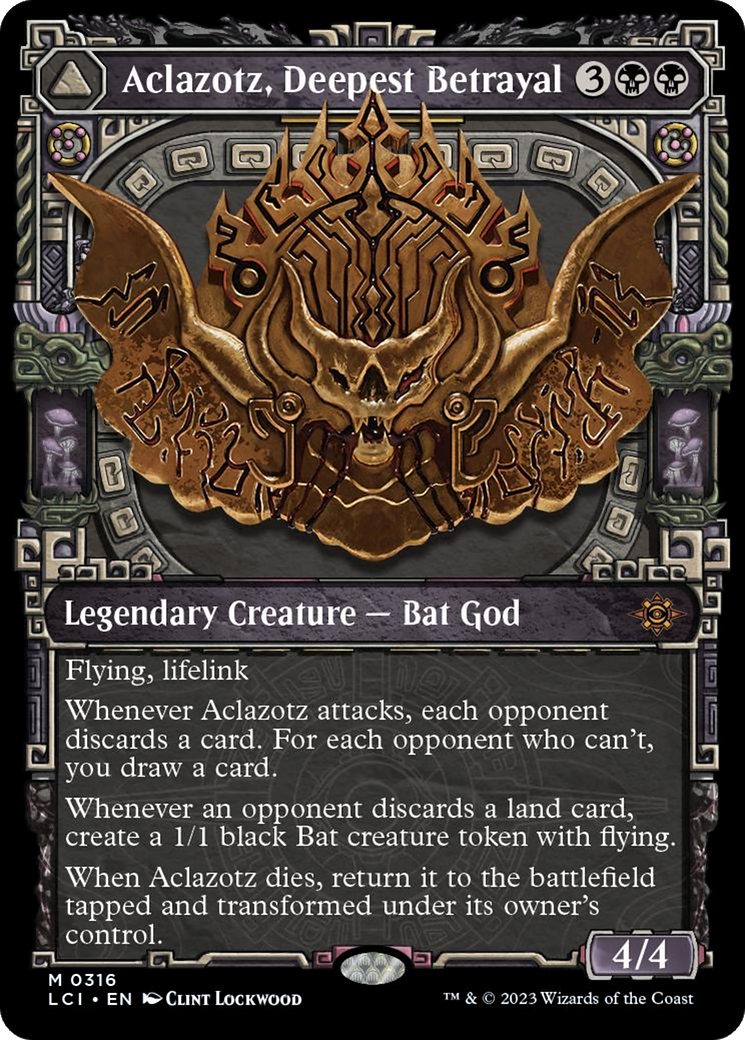 Aclazotz, Deepest Betrayal // Temple of the Dead (Showcase) [The Lost Caverns of Ixalan] | Impulse Games and Hobbies