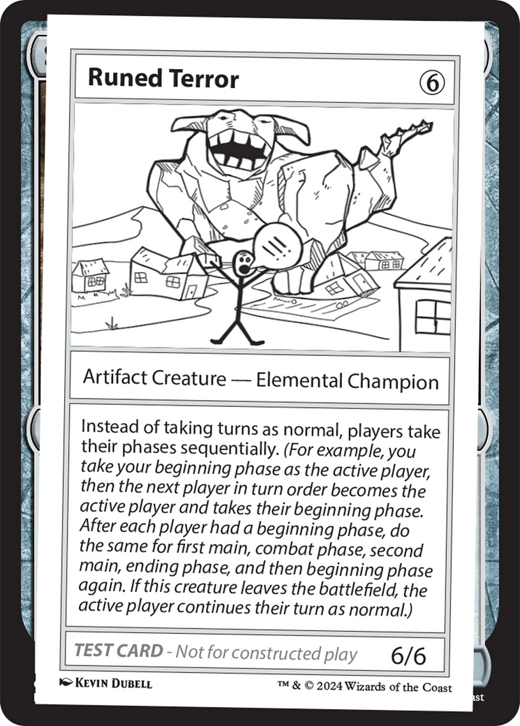 Runed Terror [Mystery Booster 2 Playtest Cards] | Impulse Games and Hobbies