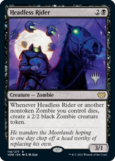Headless Rider (Promo Pack) [Innistrad: Crimson Vow Promos] | Impulse Games and Hobbies