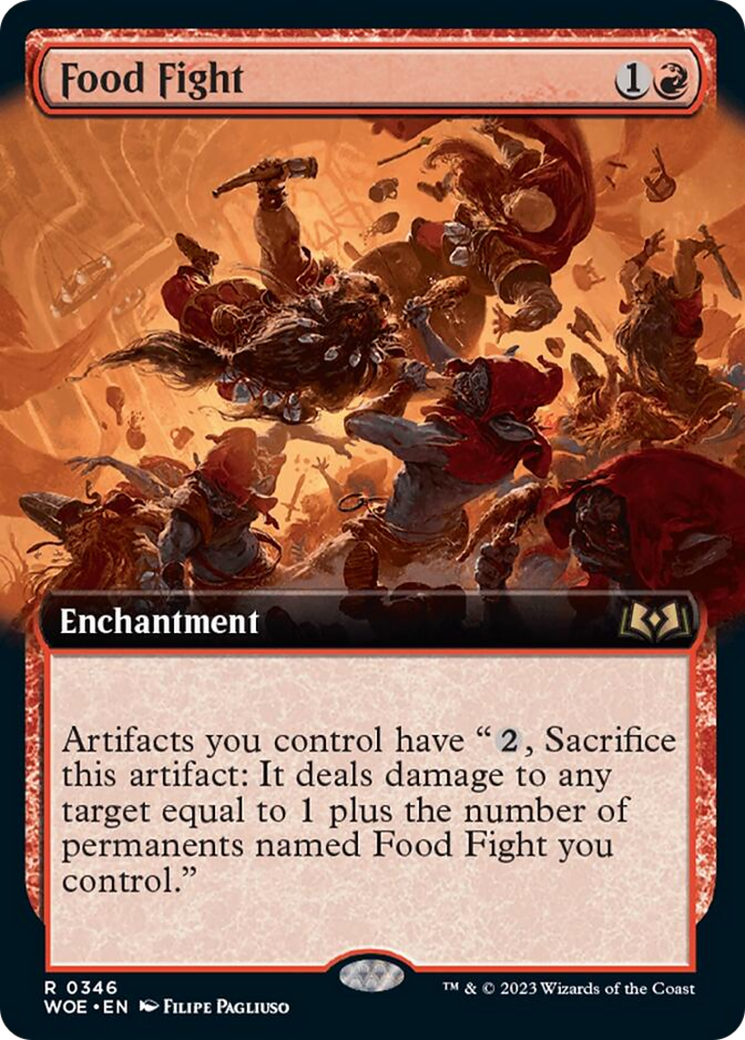 Food Fight (Extended Art) [Wilds of Eldraine] | Impulse Games and Hobbies