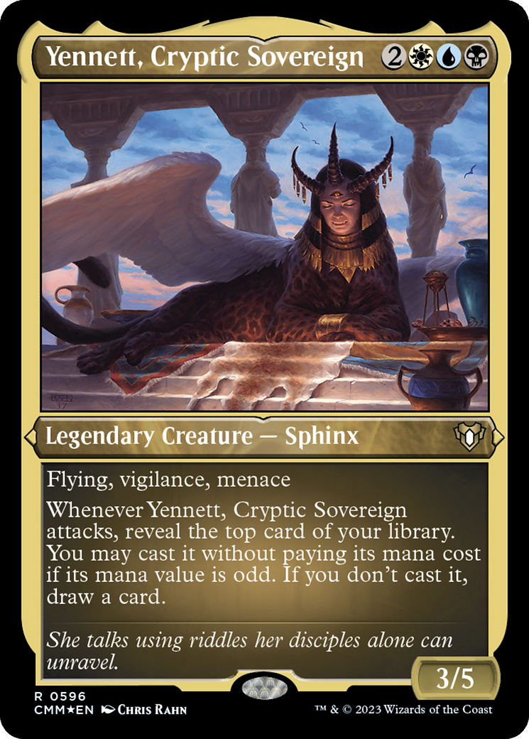 Yennett, Cryptic Sovereign (Foil Etched) [Commander Masters] | Impulse Games and Hobbies