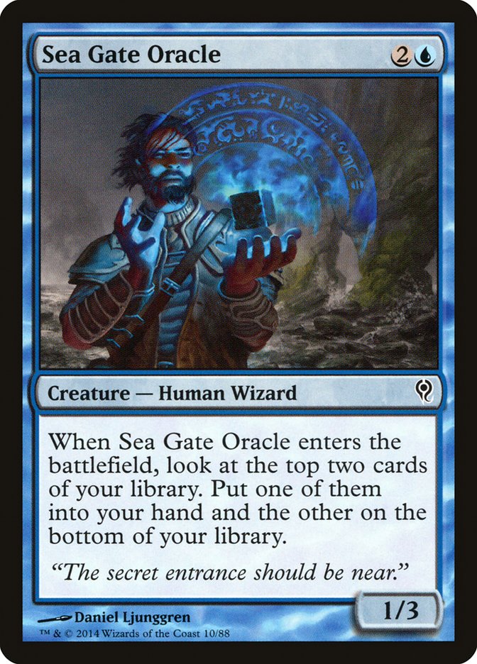 Sea Gate Oracle [Duel Decks: Jace vs. Vraska] | Impulse Games and Hobbies