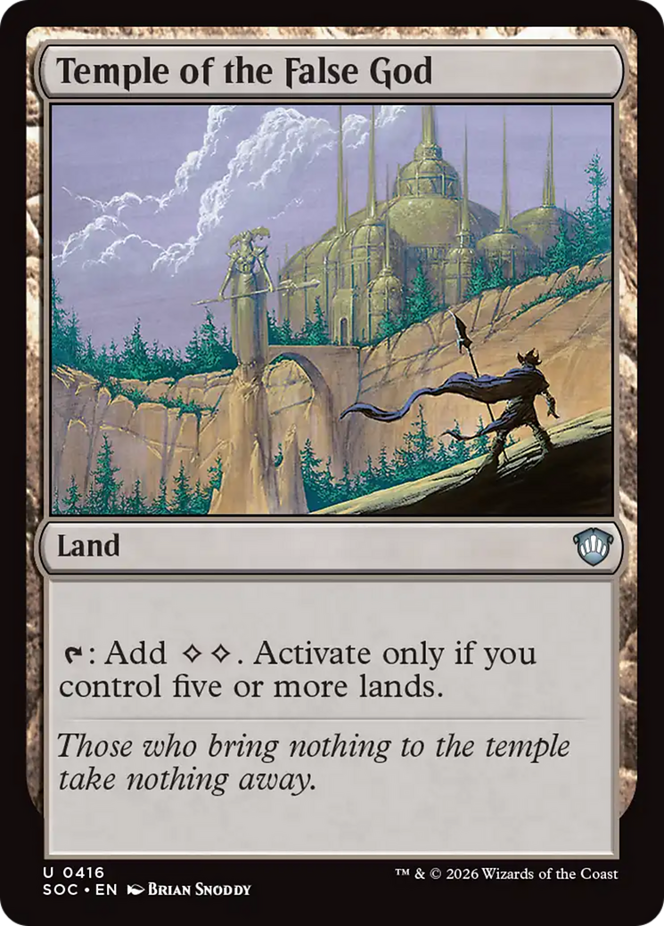 Temple of the False God [Secrets of Strixhaven Commander] | Impulse Games and Hobbies