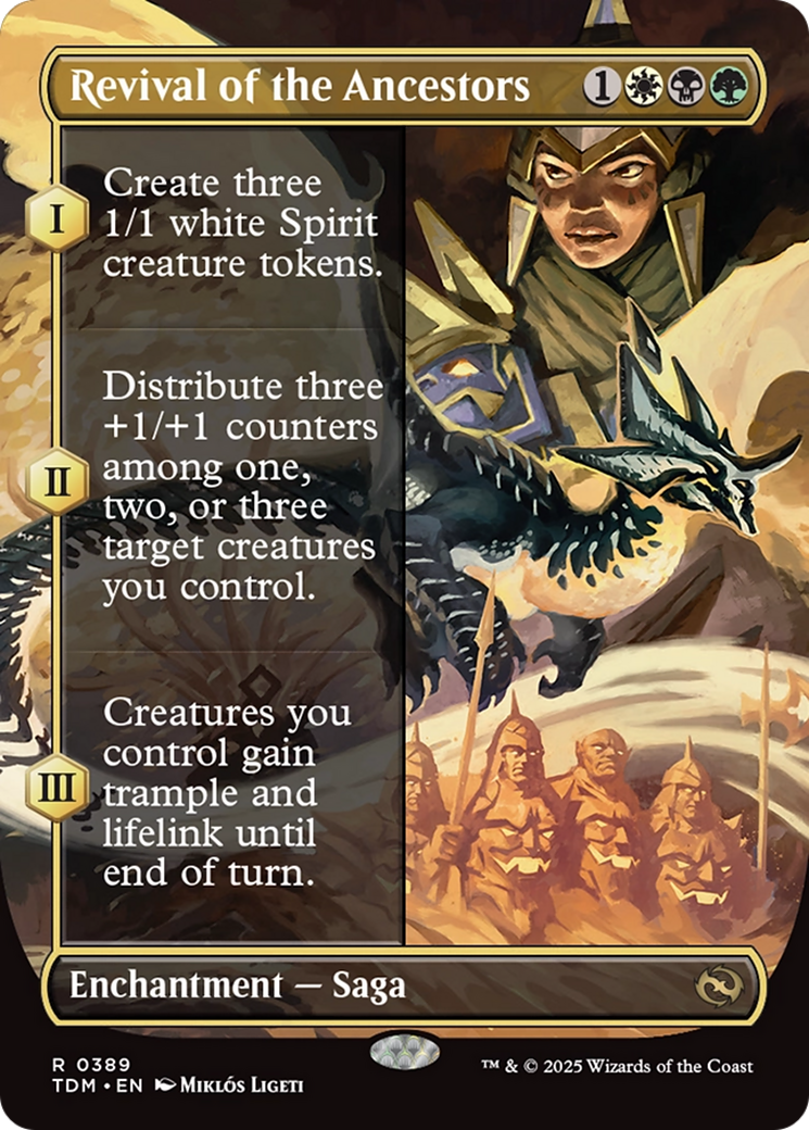 Revival of the Ancestors (Borderless) [Tarkir: Dragonstorm] | Impulse Games and Hobbies