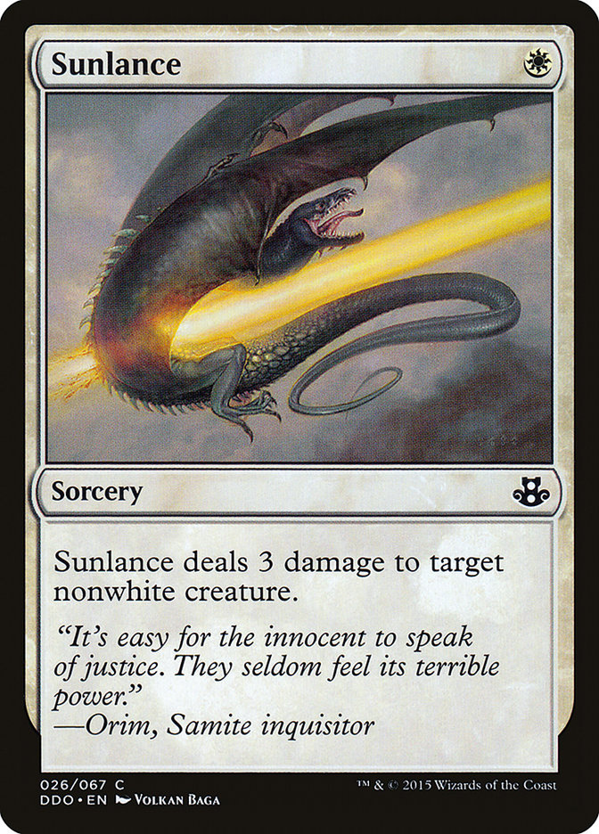 Sunlance [Duel Decks: Elspeth vs. Kiora] | Impulse Games and Hobbies