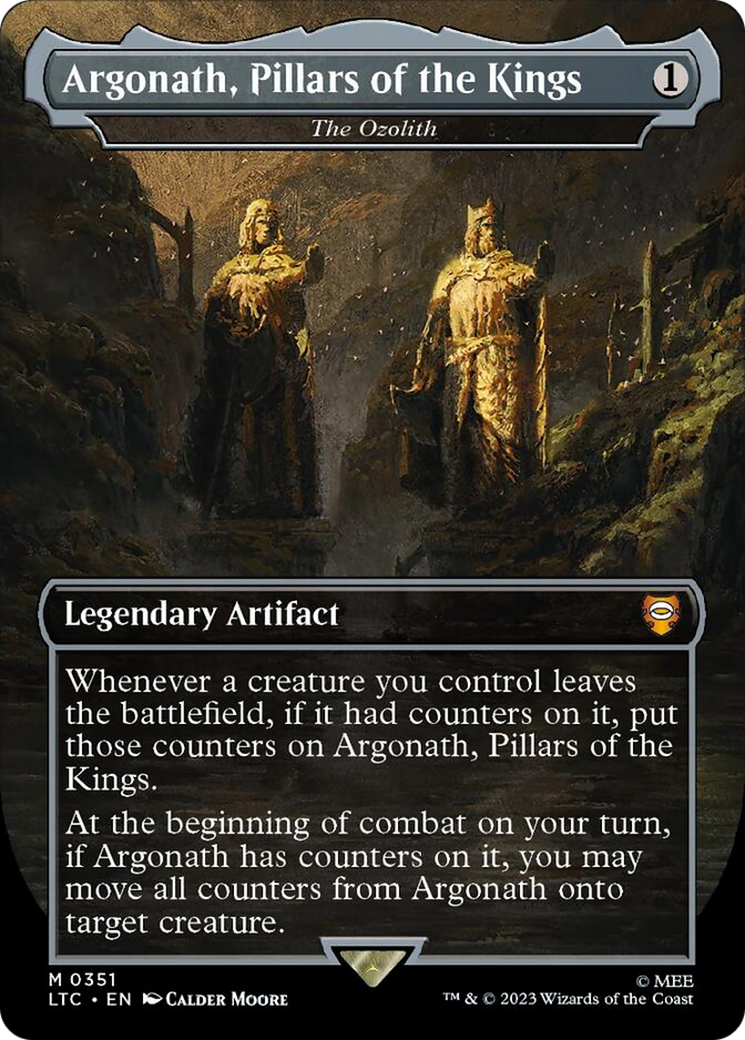 Argonath, Pillars of the Kings - The Ozolith (Surge Foil) [The Lord of the Rings: Tales of Middle-Earth Commander] | Impulse Games and Hobbies