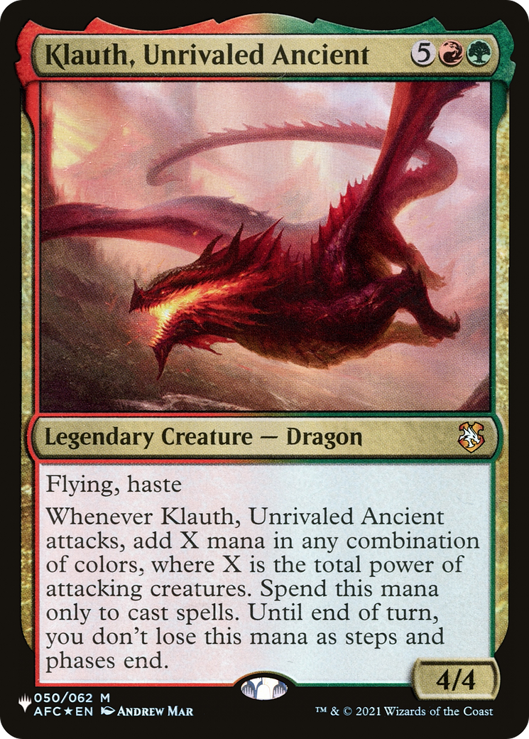 Klauth, Unrivaled Ancient [The List Reprints] | Impulse Games and Hobbies