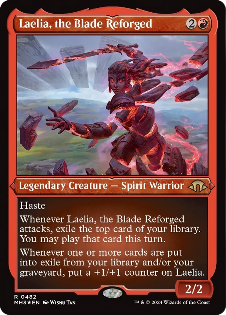 Laelia, the Blade Reforged (Foil Etched) [Modern Horizons 3] | Impulse Games and Hobbies