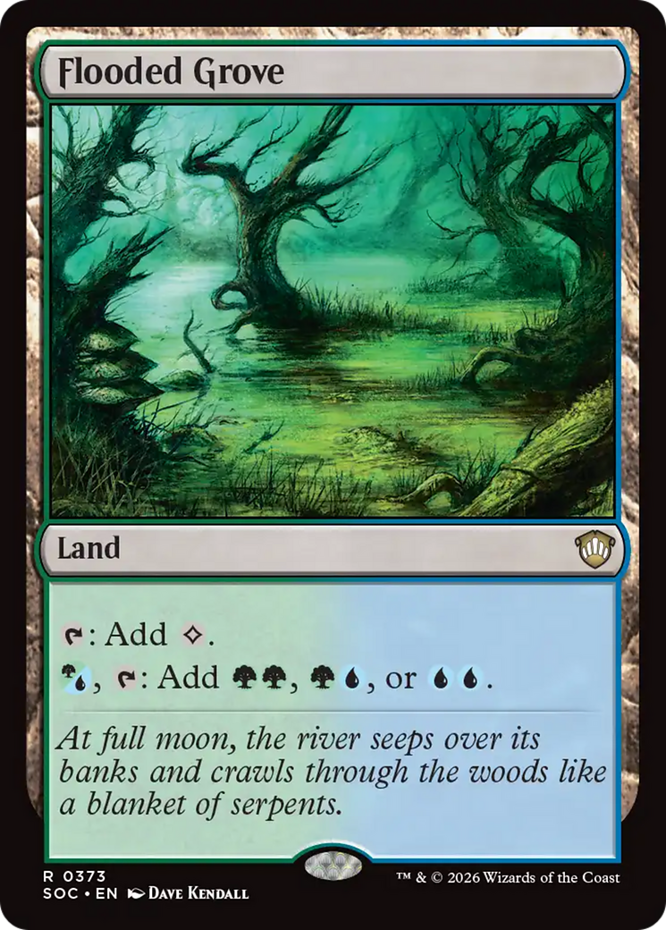 Flooded Grove [Secrets of Strixhaven Commander] | Impulse Games and Hobbies