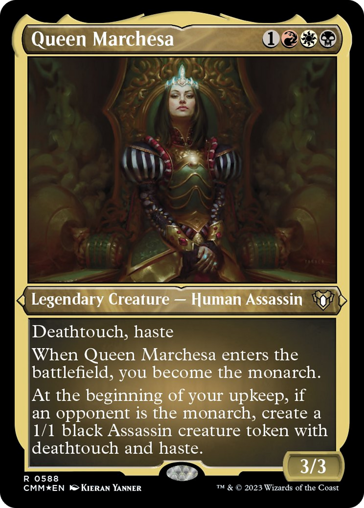 Queen Marchesa (Foil Etched) [Commander Masters] | Impulse Games and Hobbies