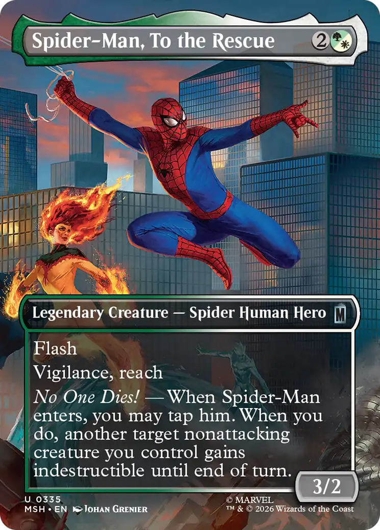 Spider-Man, To the Rescue (Borderless) [Marvel Super Heroes] | Impulse Games and Hobbies