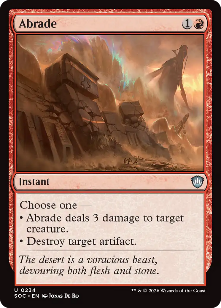 Abrade [Secrets of Strixhaven Commander] | Impulse Games and Hobbies