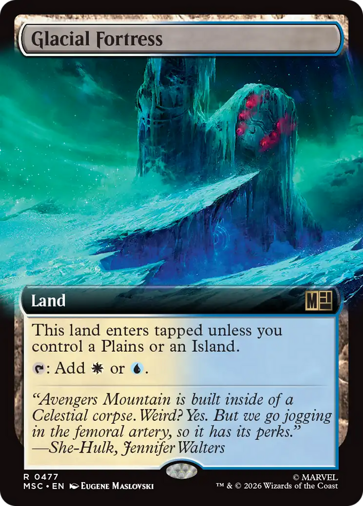 Glacial Fortress (Extended Art) [Marvel Super Heroes Commander] | Impulse Games and Hobbies