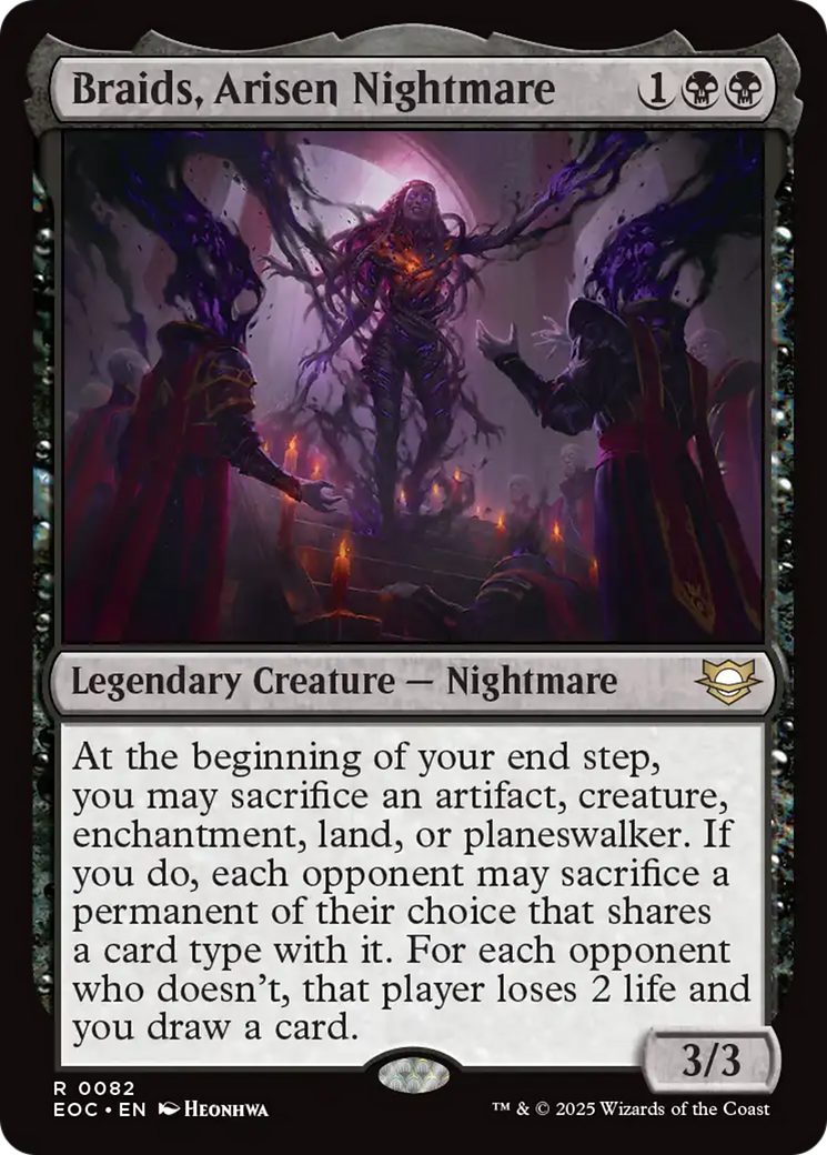 Braids, Arisen Nightmare [Edge of Eternities Commander] | Impulse Games and Hobbies