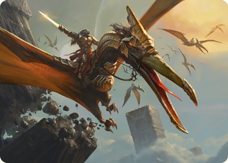 Skyhunter Strike Force Art Card [Phyrexia: All Will Be One Art Series] | Impulse Games and Hobbies
