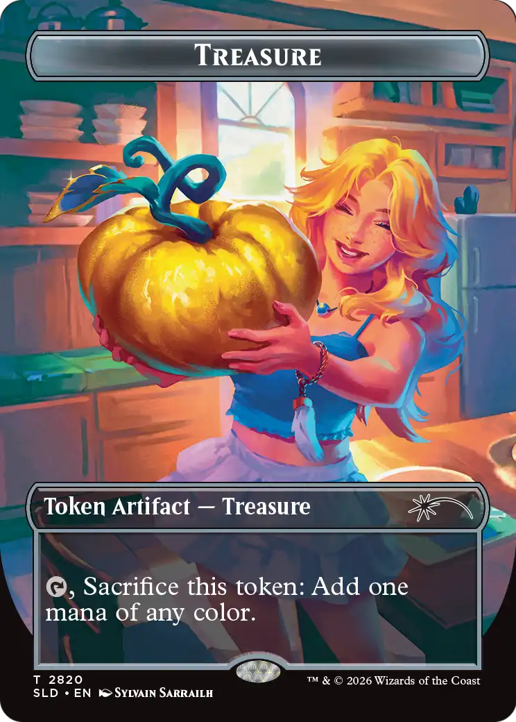 Treasure Token (2820) [Secret Lair Drop Series] | Impulse Games and Hobbies