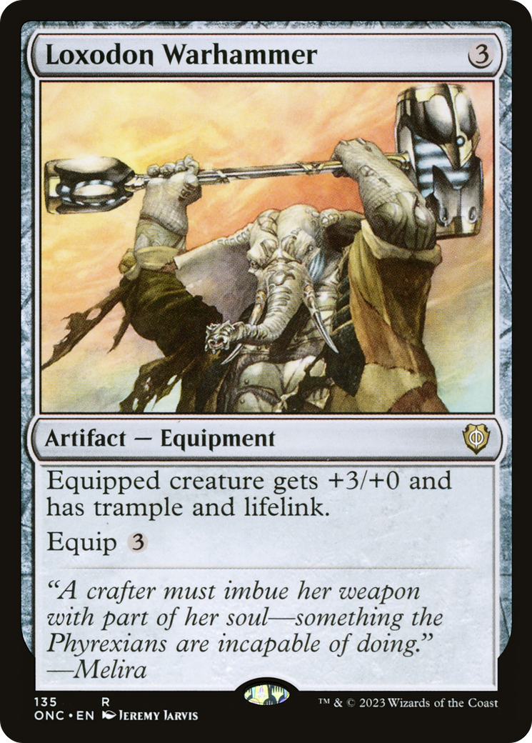 Loxodon Warhammer [Phyrexia: All Will Be One Commander] | Impulse Games and Hobbies