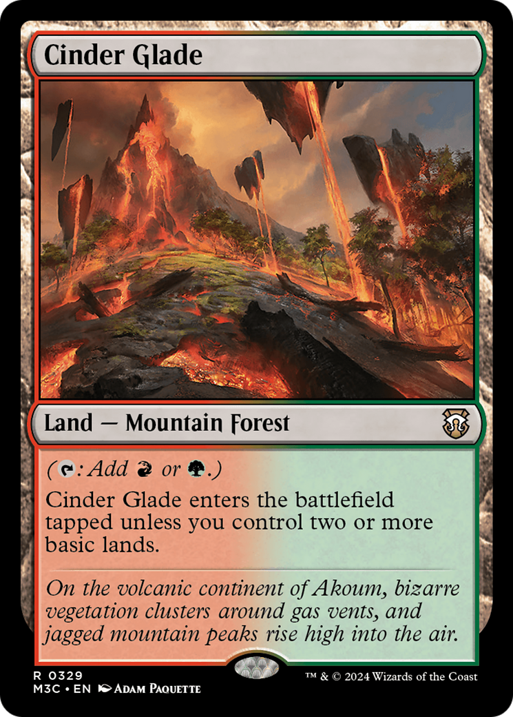 Cinder Glade [Modern Horizons 3 Commander] | Impulse Games and Hobbies