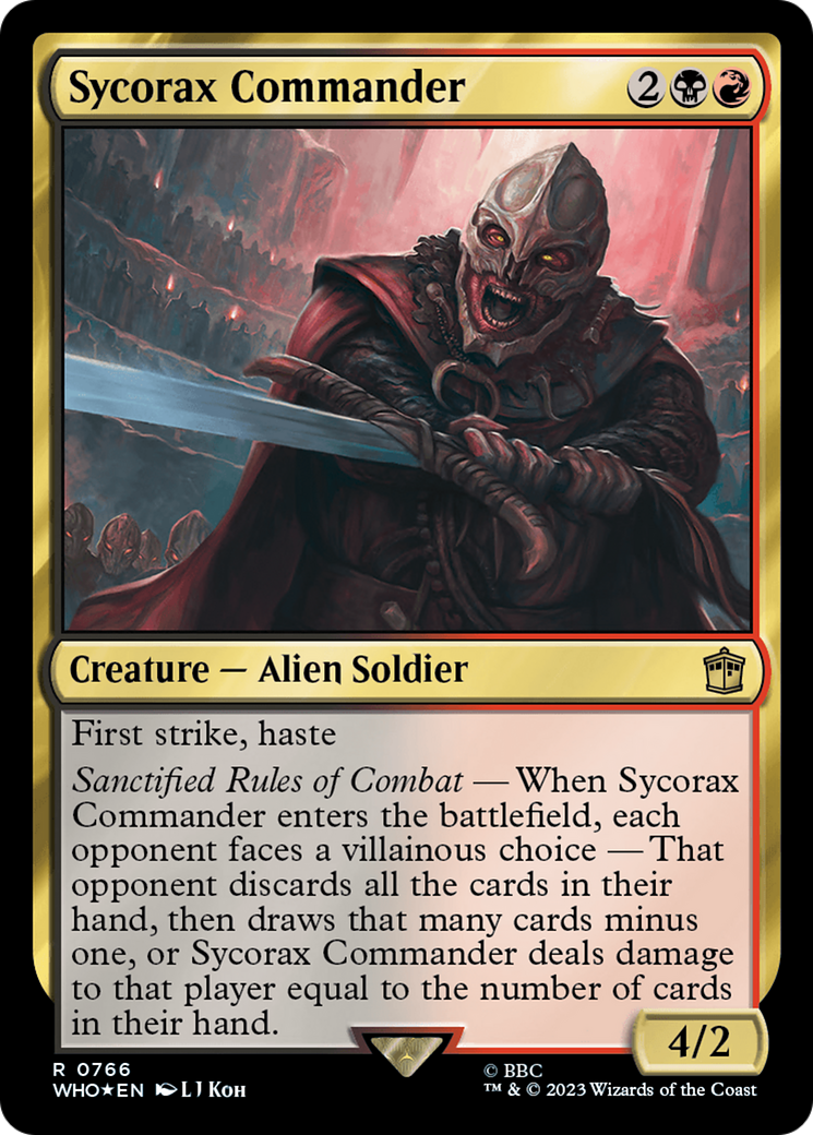 Sycorax Commander (Surge Foil) [Doctor Who] | Impulse Games and Hobbies