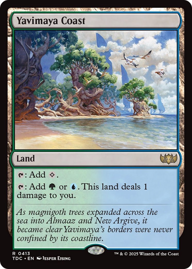 Yavimaya Coast [Tarkir: Dragonstorm Commander] | Impulse Games and Hobbies