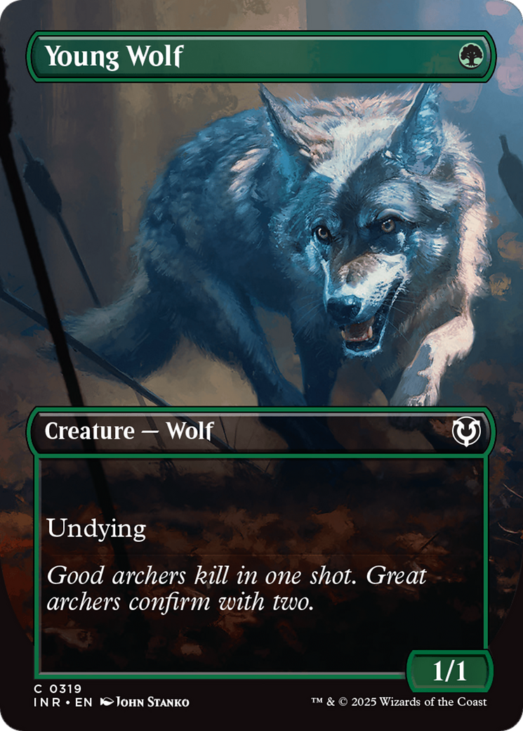 Young Wolf (Borderless) [Innistrad Remastered] | Impulse Games and Hobbies