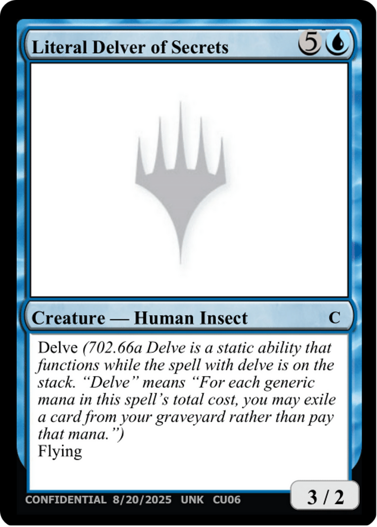 Literal Delver of Secrets [Unknown Event] | Impulse Games and Hobbies