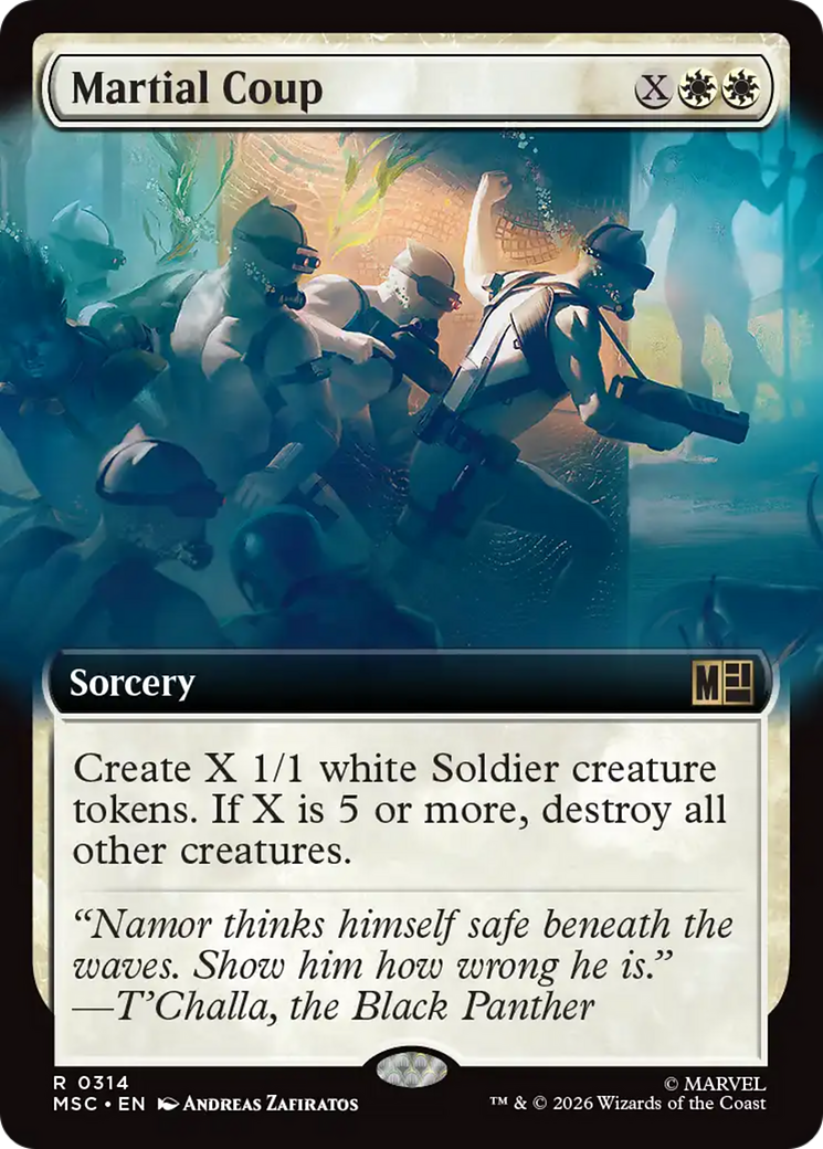 Martial Coup (Extended Art) [Marvel Super Heroes Commander] | Impulse Games and Hobbies