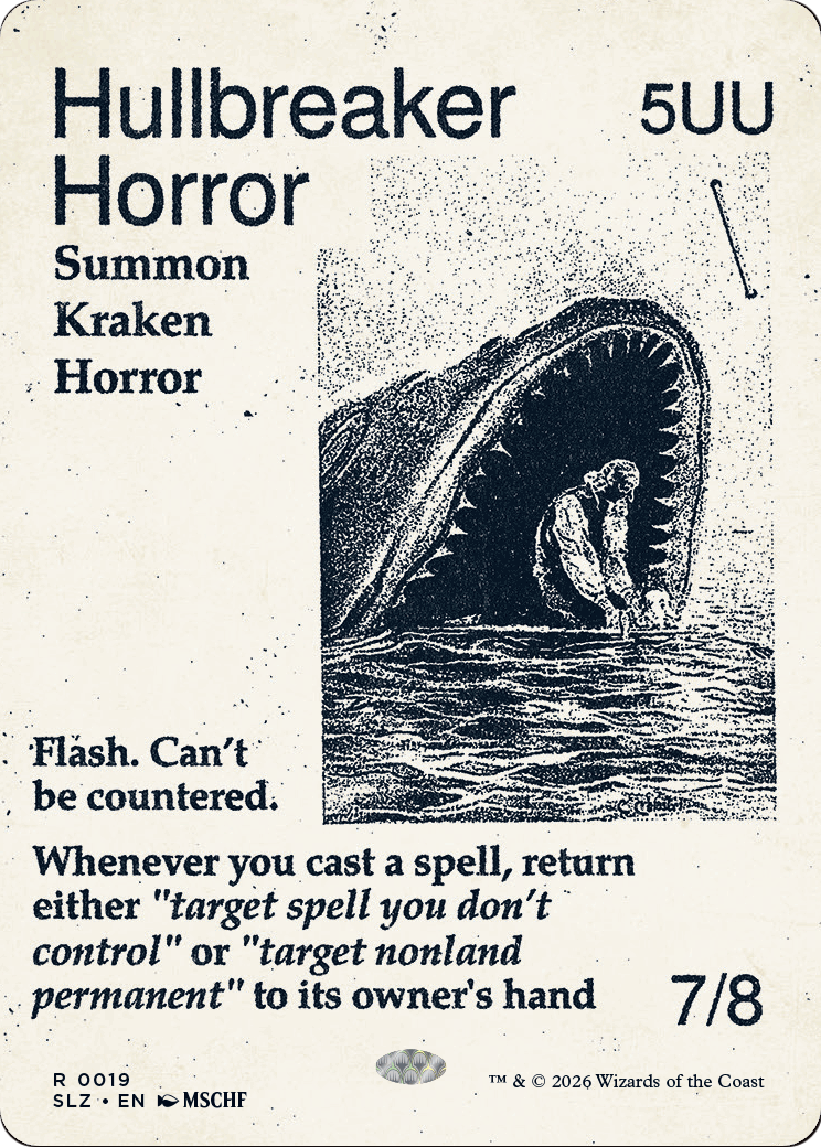 Hullbreaker Horror (0019) [Secret Lair x MSCHF: The Zeta Set] | Impulse Games and Hobbies