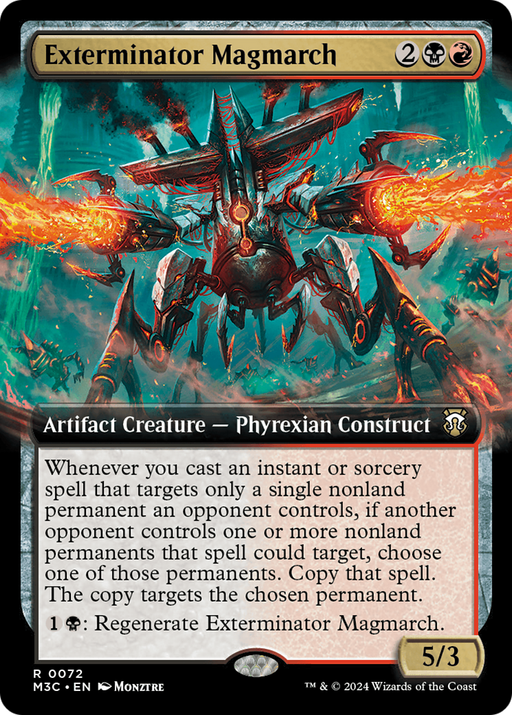 Exterminator Magmarch (Extended Art) (Ripple Foil) [Modern Horizons 3 Commander] | Impulse Games and Hobbies