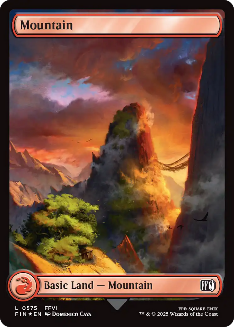 Mountain (0575) (Surge Foil) [FINAL FANTASY] | Impulse Games and Hobbies