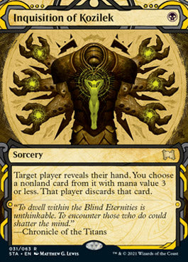 Inquisition of Kozilek (Foil Etched) [Strixhaven: Mystical Archive] | Impulse Games and Hobbies