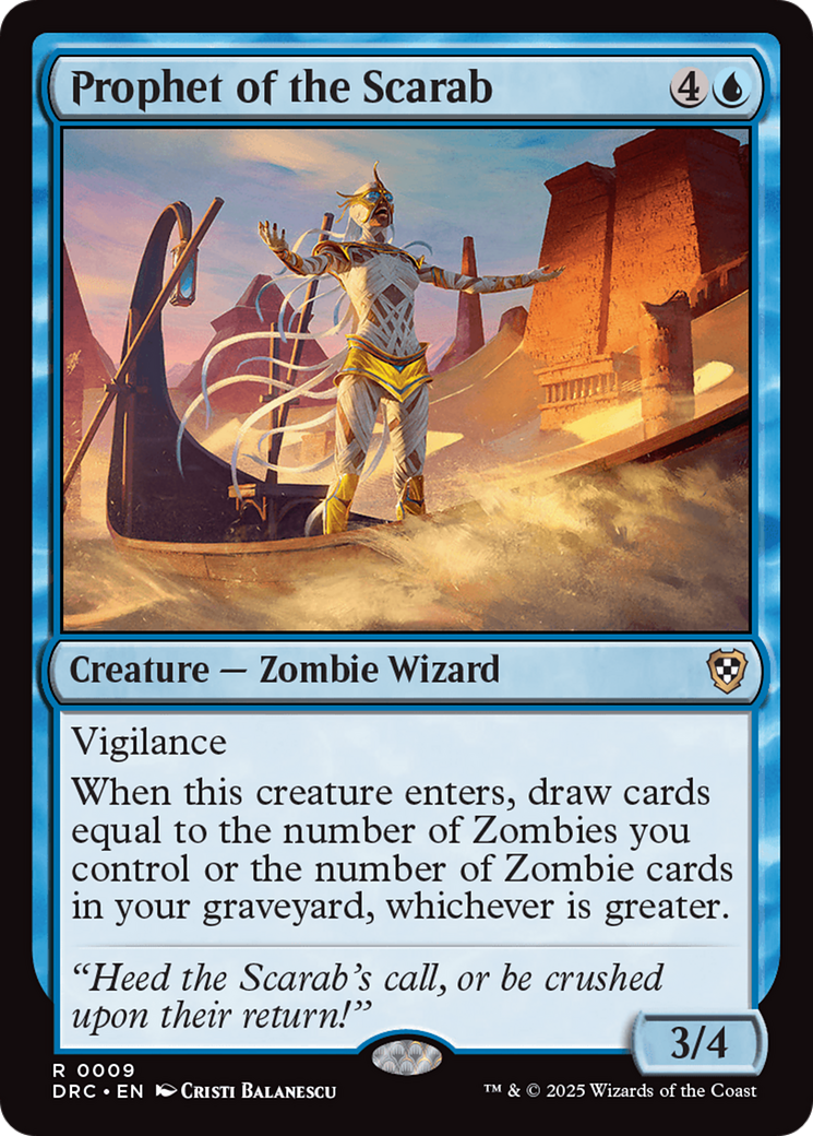 Prophet of the Scarab [Aetherdrift Commander] | Impulse Games and Hobbies
