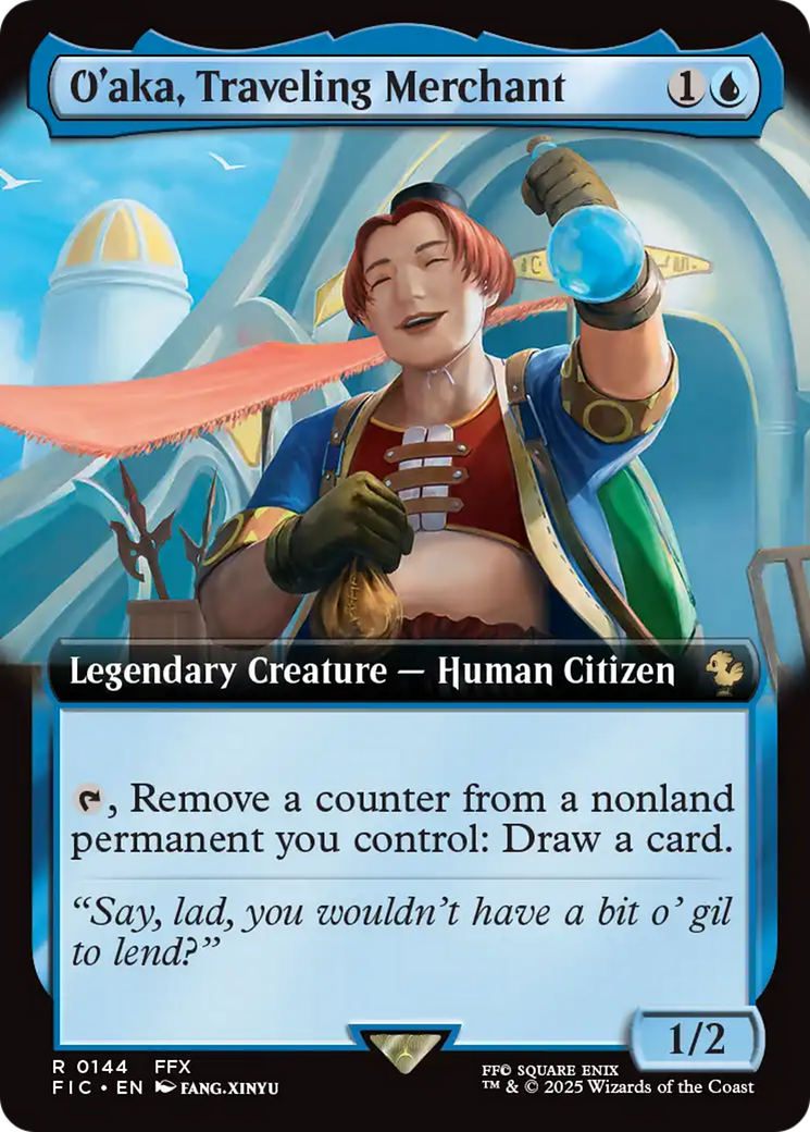 O'aka, Traveling Merchant (Extended Art) [FINAL FANTASY Commander] | Impulse Games and Hobbies