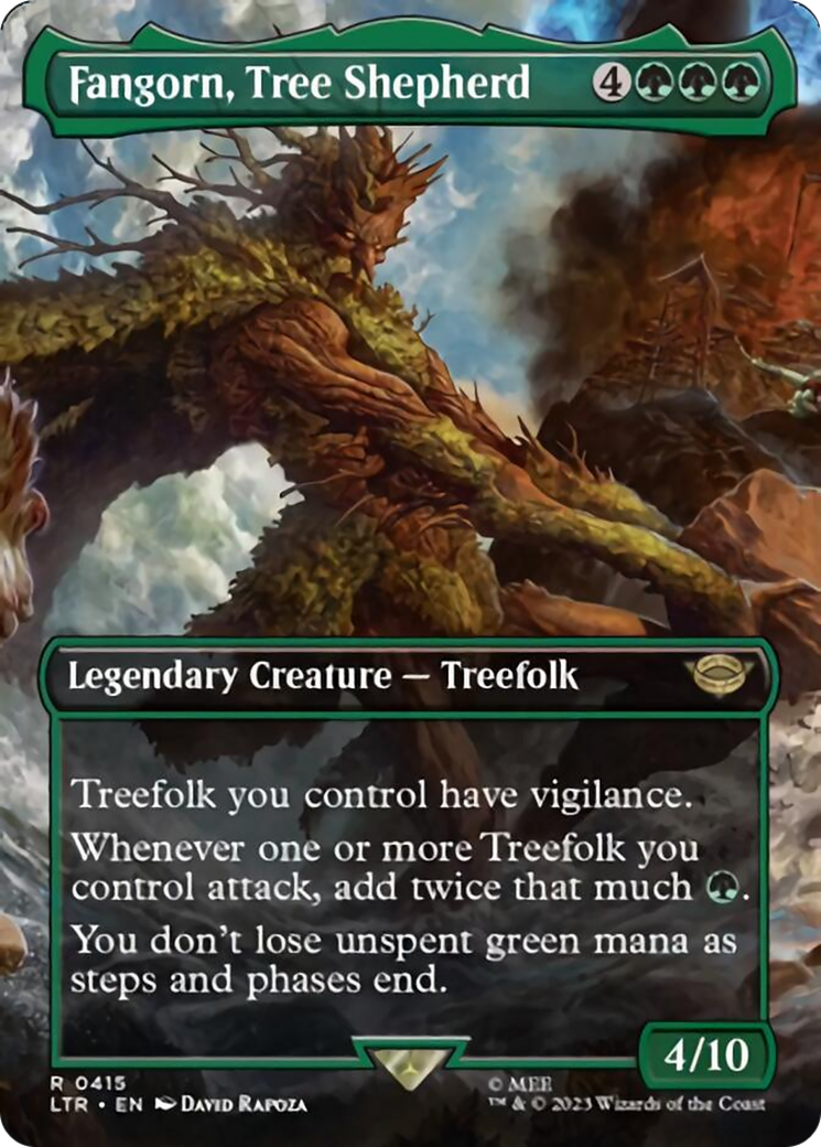 Fangorn, Tree Shepherd (Borderless Alternate Art) [The Lord of the Rings: Tales of Middle-Earth] | Impulse Games and Hobbies