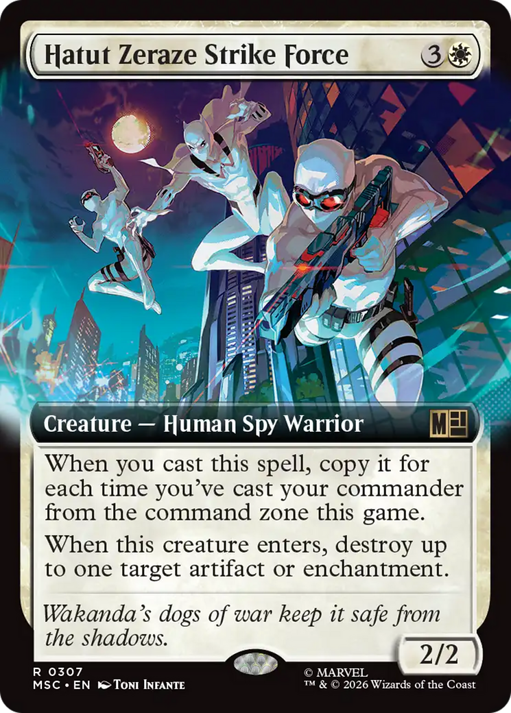 Hatut Zeraze Strike Force (Extended Art) [Marvel Super Heroes Commander] | Impulse Games and Hobbies