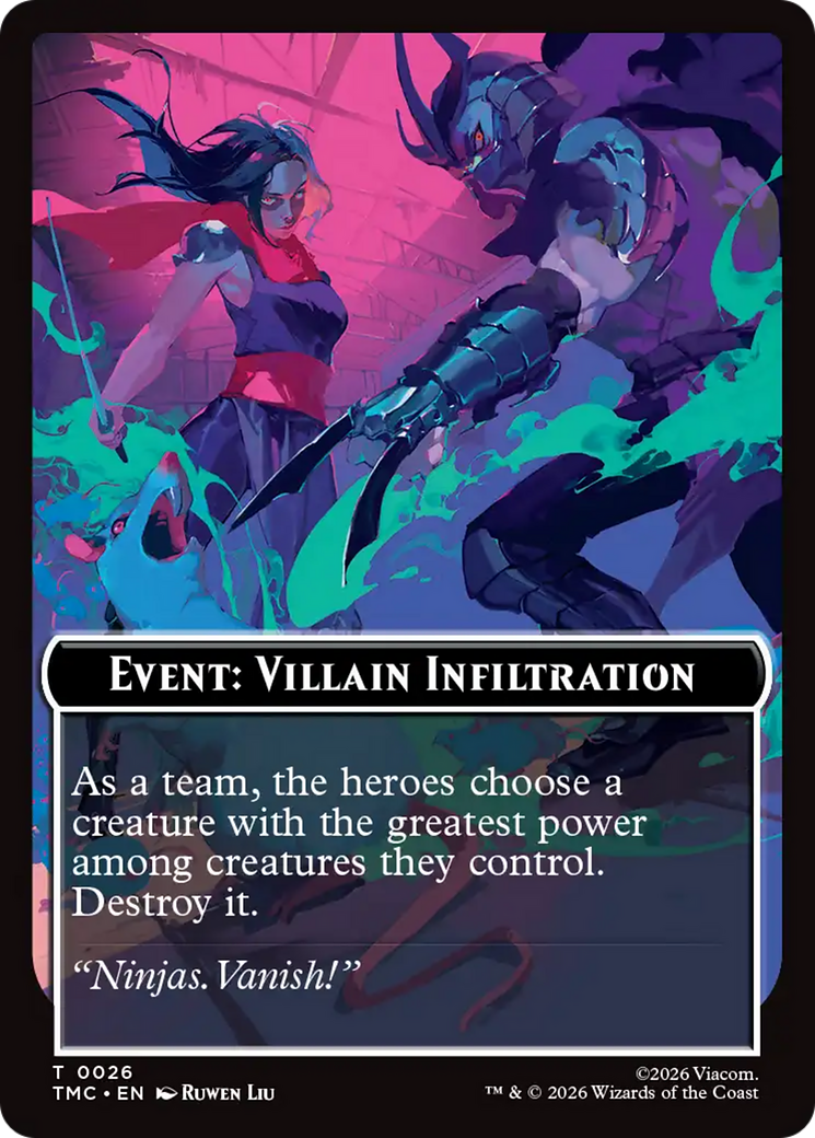 Event: Villain Infiltration [Teenage Mutant Ninja Turtles Commander Tokens] | Impulse Games and Hobbies