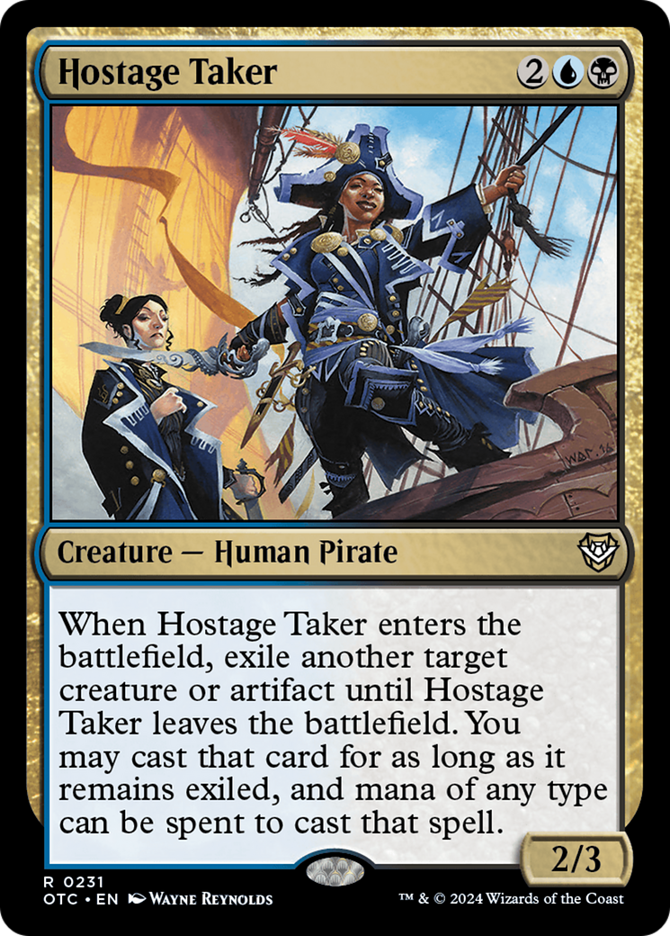 Hostage Taker [Outlaws of Thunder Junction Commander] | Impulse Games and Hobbies