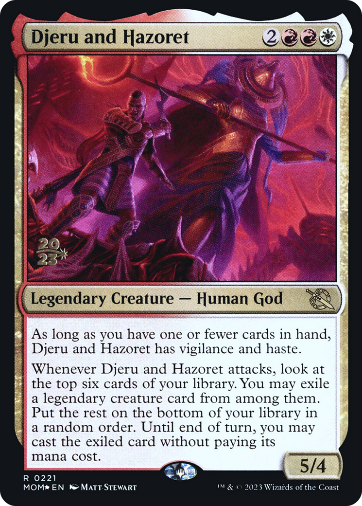 Djeru and Hazoret [March of the Machine Prerelease Promos] | Impulse Games and Hobbies